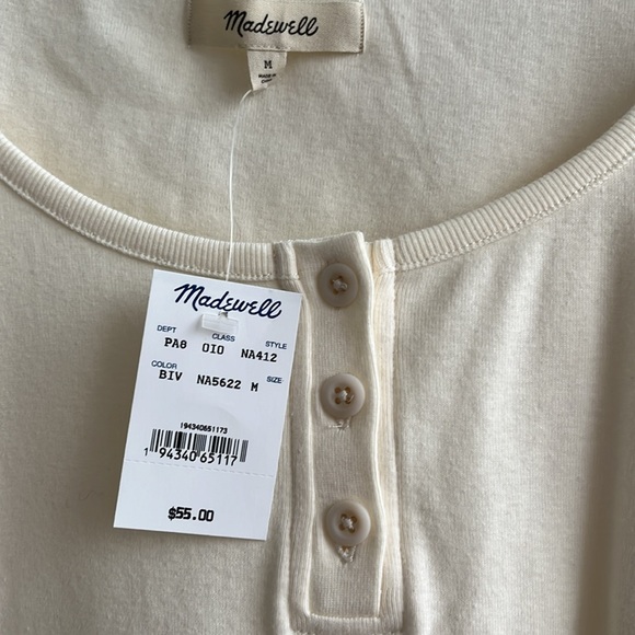 Madewell top size medium. New with tags - Picture 2 of 5
